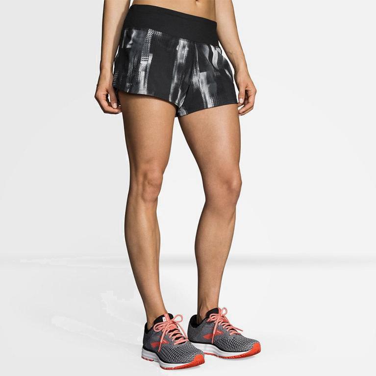 Brooks Chaser 3 Løpeshorts Dame Online - Grå - Norge (FIX530816)